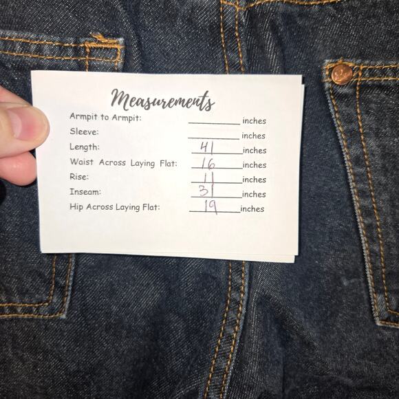 H&M 29/32 Dark Wash Regular Waist Straight Cut Jeans [0447] - Picture 3 of 5